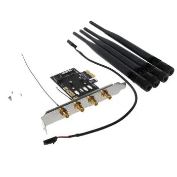 1Set Dual Band 802.11ac BCM94331CD/BCM94360 WiFi Bluetooth Adapter Wireless WLAN Card for PC Desktop Laptop
1Set Dual Band 802.11ac BCM94331CD/BCM94360 WiFi Bluetooth Adapter Wireless WLAN Card for PC Desktop Laptop