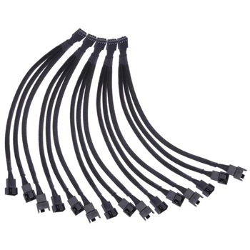 5Pcs 4 Pin 1 to 3 Way Extension Cable PWM Fan Splitter Cable Splitter Sleeved Adapter Connector Fan Extension Cable
5Pcs 4 Pin 1 to 3 Way Extension Cable PWM Fan Splitter Cable Splitter Sleeved Adapter Connector Fan Extension Cable