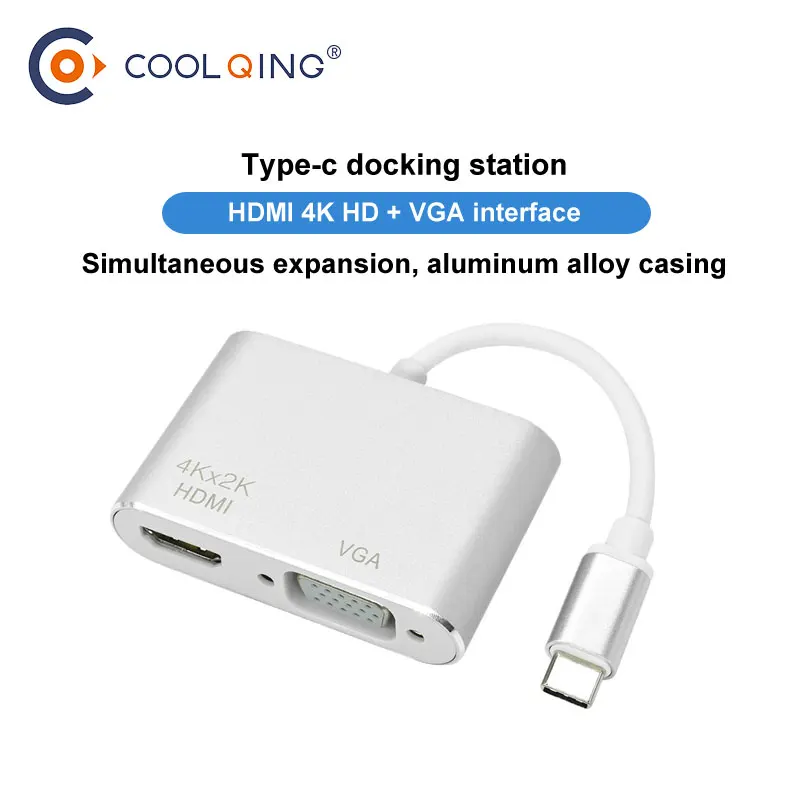 USB C to HDMI + VGA USB Type C (Thunderbolt 3 Compatible) to HDMI 4K VGA Adapter, Compatible MacBook Pro/Chromebook Pixel/Dele
USB C to HDMI + VGA USB Type C (Thunderbolt 3 Compatible) to HDMI 4K VGA Adapter, Compatible MacBook Pro/Chromebook Pixel/Dele