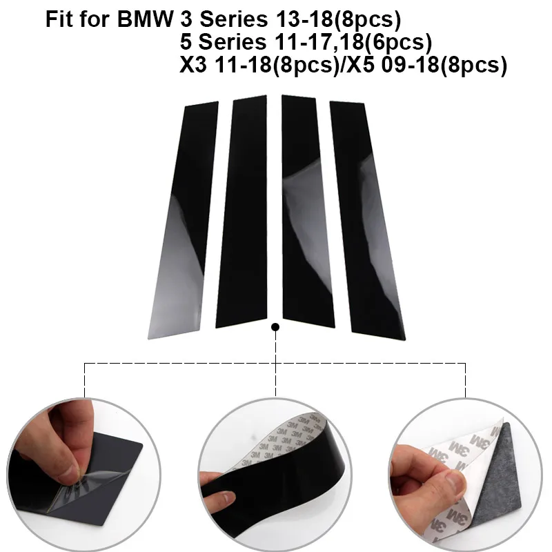 6/8pcs set Pillars Column Decorative Sticker Window Panel Exterior Black Accessories For Hyundai IX25 IX35 Pleasant Collar
6/8pcs set Pillars Column Decorative Sticker Window Panel Exterior Black Accessories For Hyundai IX25 IX35 Pleasant Collar