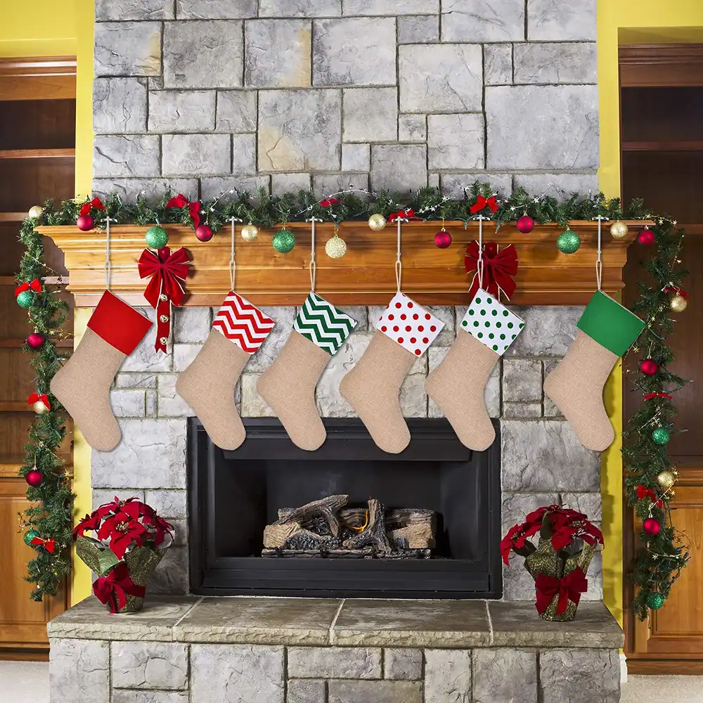 stocking hook christmas party decoration hanger clothes gift