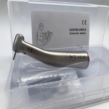 Dental low speed handpiece 1:5 LED Increasing Contra Angle Handpiece Fiber Optic Light
Dental low speed handpiece 1:5 LED Increasing Contra Angle Handpiece Fiber Optic Light