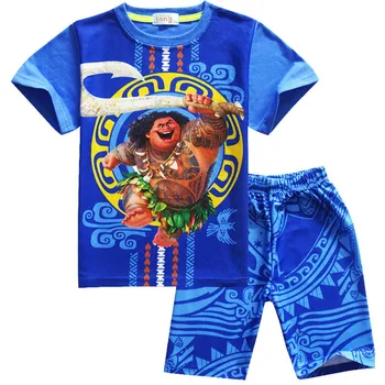 Kids Summer Boys Clothing Sets moana Short Sleeve T-Shirt shorts Set Boy Cartoon ocean Baby sport Half fairy Maui Suit
Kids Summer Boys Clothing Sets moana Short Sleeve T-Shirt shorts Set Boy Cartoon ocean Baby sport Half fairy Maui Suit