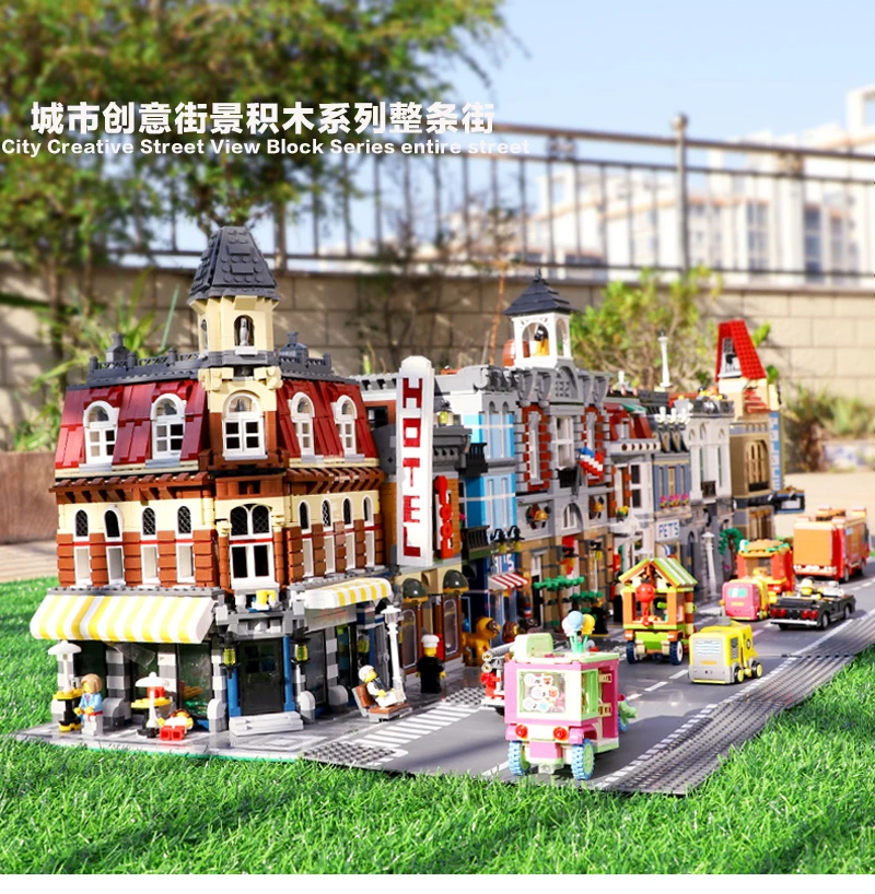 Creator Expert City Hall Architecture Compatible Legoly City Street Castle Building Blocks Toys For Children 10182 10197 10246
Creator Expert City Hall Architecture Compatible Legoly City Street Castle Building Blocks Toys For Children 10182 10197 10246