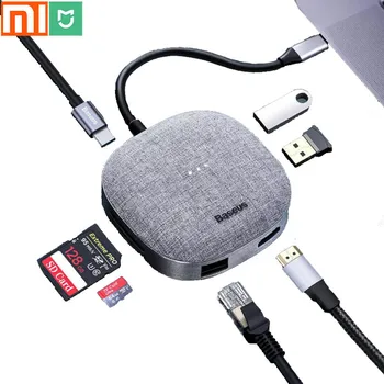 Xiaomi Mijia 7-in-1 Type-C Multi-function Dock, Gigabit, USB 3.0 * 2, HDMI, RJ45 network port SD, TF, PD power supply, charging
Xiaomi Mijia 7-in-1 Type-C Multi-function Dock, Gigabit, USB 3.0 * 2, HDMI, RJ45 network port SD, TF, PD power supply, charging