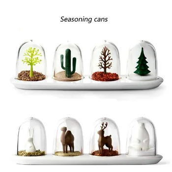 4 Pcs/set Creative Kitchen Seasoning Tool Bottle Seasoning Bottled Animal Plant Paradise Seasoning Box Home Desktop Decoration
4 Pcs/set Creative Kitchen Seasoning Tool Bottle Seasoning Bottled Animal Plant Paradise Seasoning Box Home Desktop Decoration