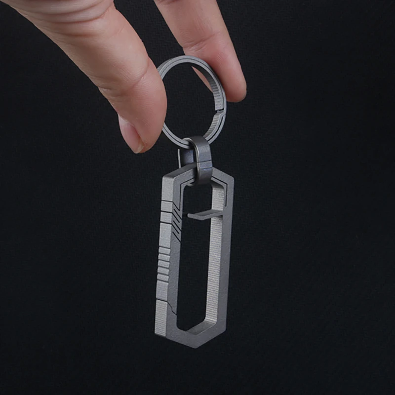 Titanium Men Car Key Chain Creative Ultra Lightweight Real Titanium Keychain Luxury Hanging Key Rings Tool Fathers Day Gifts
Titanium Men Car Key Chain Creative Ultra Lightweight Real Titanium Keychain Luxury Hanging Key Rings Tool Fathers Day Gifts