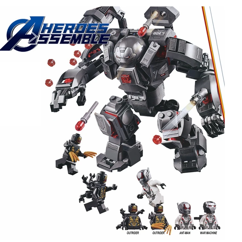 64012 War Machine Marvel Avengers Endgame Super Heroes Model Building Blocks Legoinglys 76124 Boy Birthday Gifts Children Toys
64012 War Machine Marvel Avengers Endgame Super Heroes Model Building Blocks Legoinglys 76124 Boy Birthday Gifts Children Toys