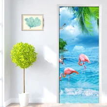 Custom Photo Wallpaper Mural 3D Seascape Coconut Tree Flamingos Mural PVC Self-adhesive Door Back Door Sticker Papel De Parede
Custom Photo Wallpaper Mural 3D Seascape Coconut Tree Flamingos Mural PVC Self-adhesive Door Back Door Sticker Papel De Parede