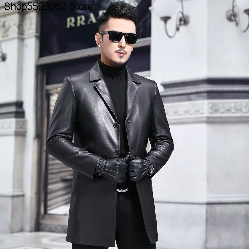 Tilstedin Genuine Leather Leather Coat Male Sheep Pipi Suit Medium Length Money Slim Fit Genuine Leather Suit Leather
Tilstedin Genuine Leather Leather Coat Male Sheep Pipi Suit Medium Length Money Slim Fit Genuine Leather Suit Leather
