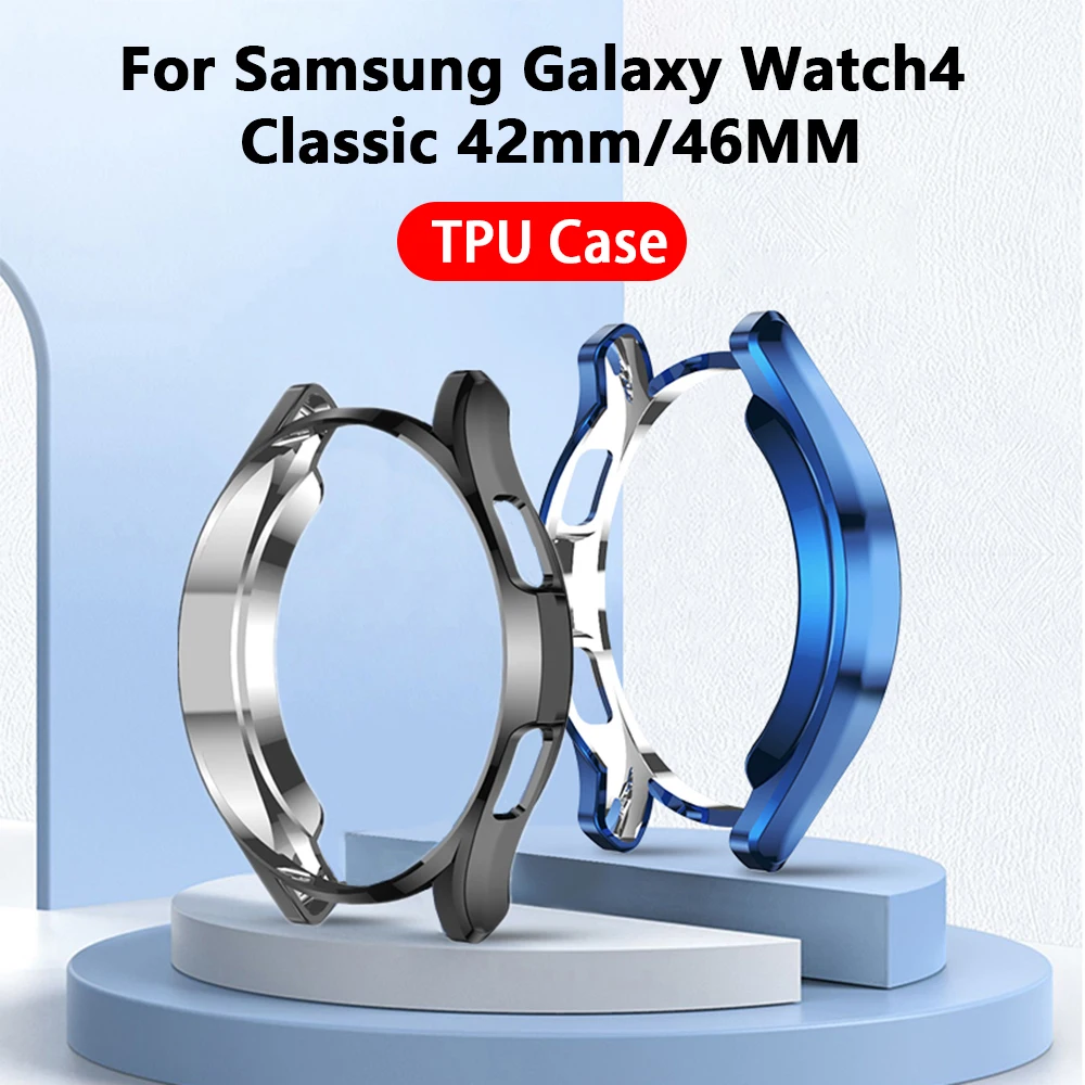 Plating Protective Case For Samsung Galaxy Watch 4 Classic 42MM 46mm Protector Frame Cover Soft TPU Shell Shockproof Protector
Plating Protective Case For Samsung Galaxy Watch 4 Classic 42MM 46mm Protector Frame Cover Soft TPU Shell Shockproof Protector