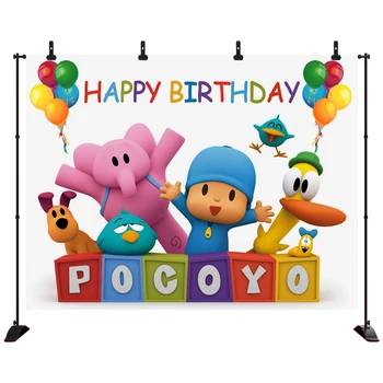 Photography Backdrop Cartoon Pocoyo Birthday Party Background Colorful Balloon Photo Studio Backdrop Photocall Photo Prop 
Photography Backdrop Cartoon Pocoyo Birthday Party Background Colorful Balloon Photo Studio Backdrop Photocall Photo Prop