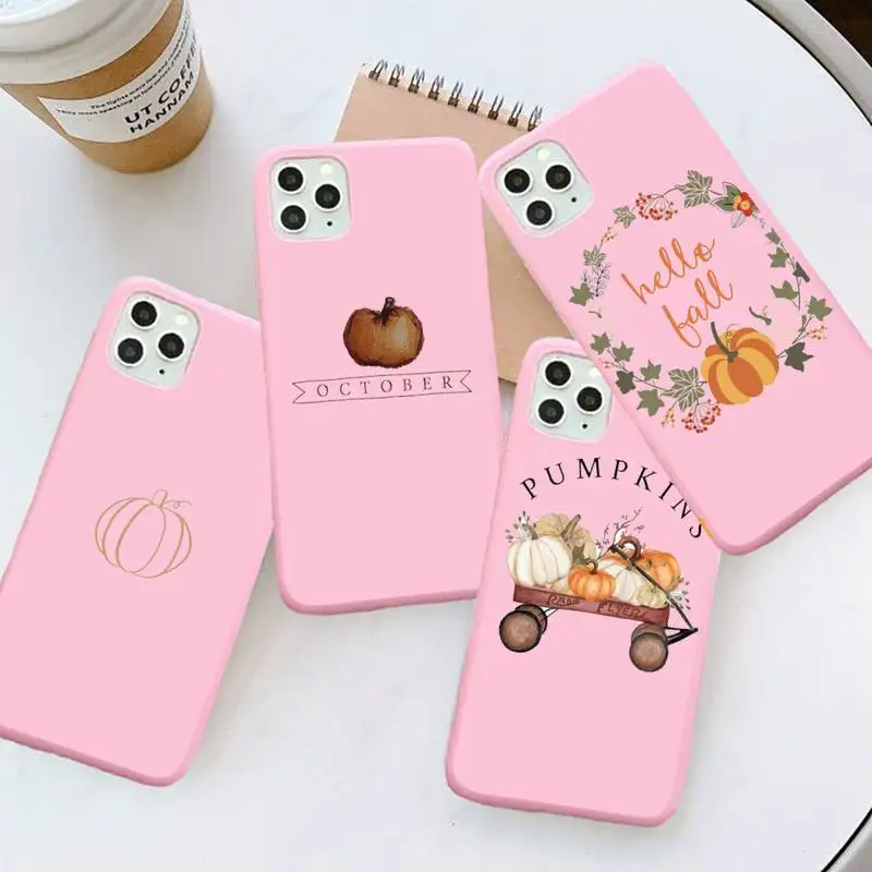Pumpkin happy autumn fall leaves Phone Case Candy Color for iPhone 6 7 8 11 12 s mini pro X XS XR MAX Plus
Pumpkin happy autumn fall leaves Phone Case Candy Color for iPhone 6 7 8 11 12 s mini pro X XS XR MAX Plus