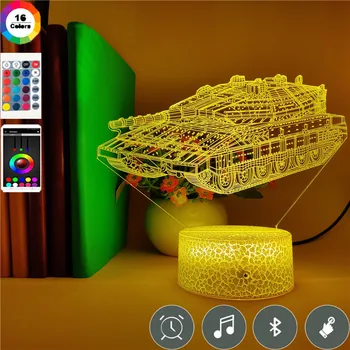 Smart Phone Control Tiger Tank 3D LED Night Light Gifts for Military Fans Kids Room Decoration Color Changing Acrylic Table Lamp
Smart Phone Control Tiger Tank 3D LED Night Light Gifts for Military Fans Kids Room Decoration Color Changing Acrylic Table Lamp
