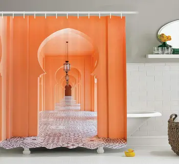 Arabian Shower Curtain by Ambesonne Moroccan Walkway with Asian Motifs and Arabic Artsy Elements Visual Curtain
Arabian Shower Curtain by Ambesonne Moroccan Walkway with Asian Motifs and Arabic Artsy Elements Visual Curtain