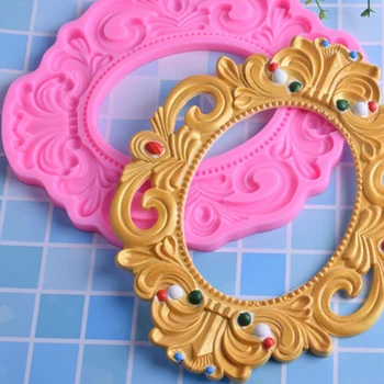 Big Size DIY Retro Border Frame Fondant Cake Decorating Tools Sugarcraft Candy Clay Chocolate Gumpaste Moulds Cake Silicone Mold
Big Size DIY Retro Border Frame Fondant Cake Decorating Tools Sugarcraft Candy Clay Chocolate Gumpaste Moulds Cake Silicone Mold