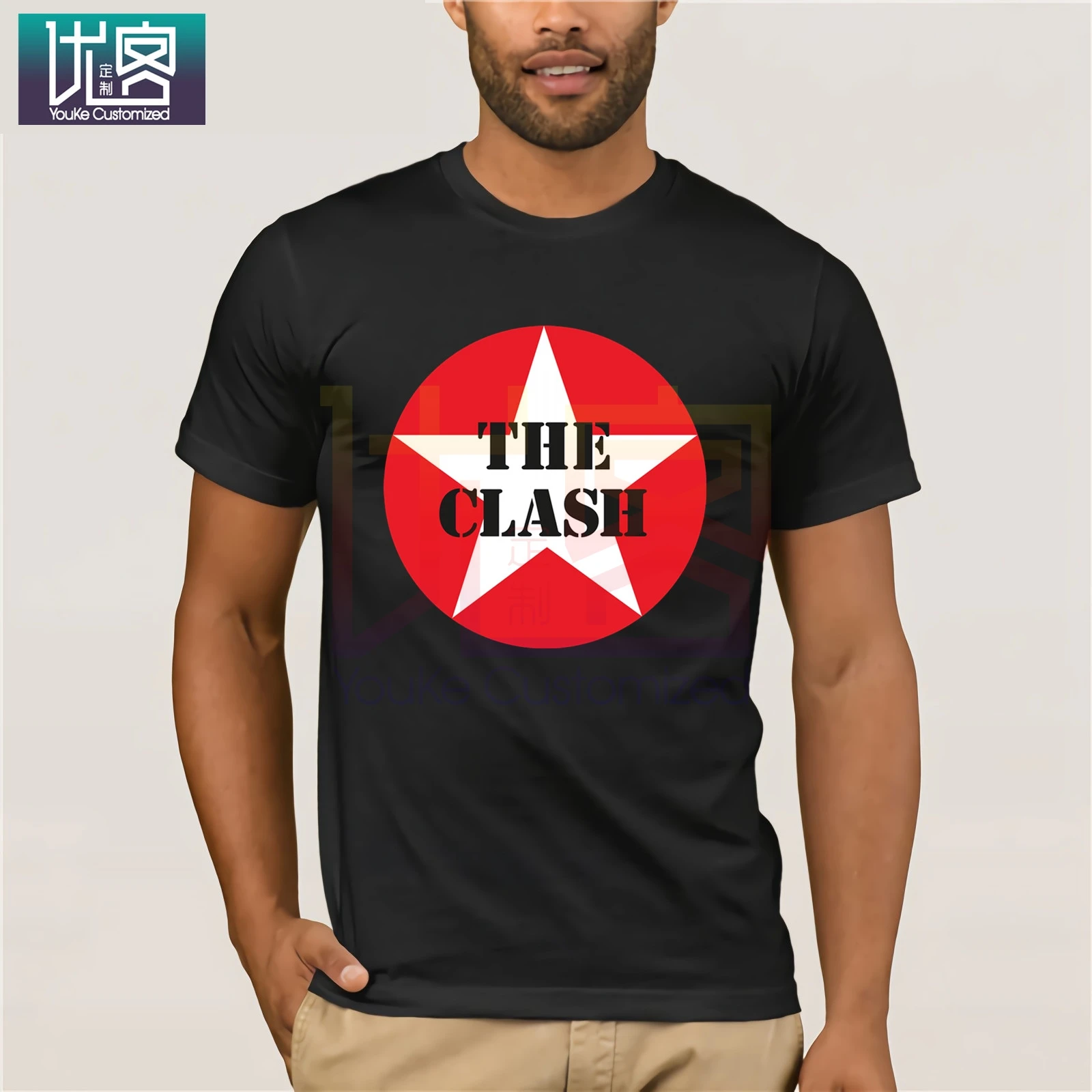 The Clash T-Shirt Star Logo The Clash Shirt Print Tee Shirt 100 Cotton Funny Short Sleeve Men Tshirt Cotton Tee Shirt Present
The Clash T-Shirt Star Logo The Clash Shirt Print Tee Shirt 100 Cotton Funny Short Sleeve Men Tshirt Cotton Tee Shirt Present