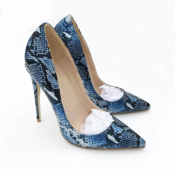 2020 Fall New Fashion Pointed Blue High Heels Snakeskin Single Shoes Stiletto 12cm Large Size 33--44
2020 Fall New Fashion Pointed Blue High Heels Snakeskin Single Shoes Stiletto 12cm Large Size 33--44