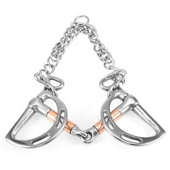 Horse Bit Stainless Steel Jointed Roller Snaffle Bit Kimberwicke Bit Solid Jointed Mouth With Hook Binocular Chain Horse
Horse Bit Stainless Steel Jointed Roller Snaffle Bit Kimberwicke Bit Solid Jointed Mouth With Hook Binocular Chain Horse