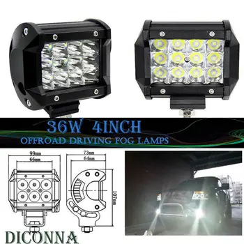 36W LED Work Light Bar Beam Spot Offroad Driving Fog Lamps SUV ATV 4WD Nighteye
36W LED Work Light Bar Beam Spot Offroad Driving Fog Lamps SUV ATV 4WD Nighteye