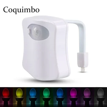 Motion Sensor Light Toilet Seat Lighting 8 Colors Backlight For Toilet Bowl Light Used 3*AAA Sensitive LED Toilet Night Light
Motion Sensor Light Toilet Seat Lighting 8 Colors Backlight For Toilet Bowl Light Used 3*AAA Sensitive LED Toilet Night Light