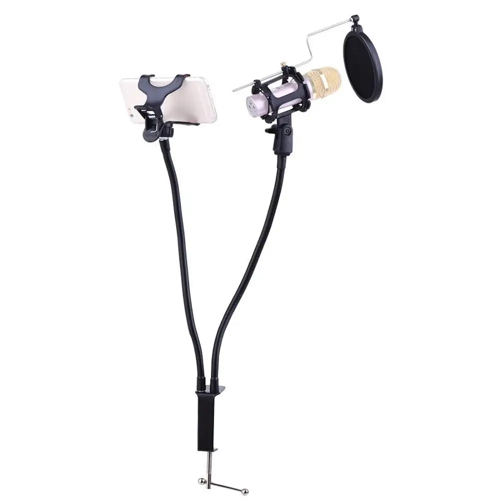 Professional phone Stand Holder Mic Mount Kit Angle Adjustment for MV Studio Recording Singing Karaoke Broadcasting Chatting
Professional phone Stand Holder Mic Mount Kit Angle Adjustment for MV Studio Recording Singing Karaoke Broadcasting Chatting