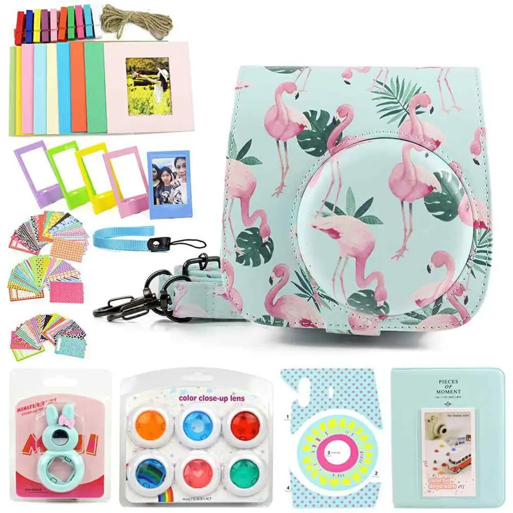 CAIUL Mini Camera Case Set for Fujifilm Instax Mini 9 8 8+ Instant Film Camera Premium PU Leather Bag Included Camera Accessorie
CAIUL Mini Camera Case Set for Fujifilm Instax Mini 9 8 8+ Instant Film Camera Premium PU Leather Bag Included Camera Accessorie