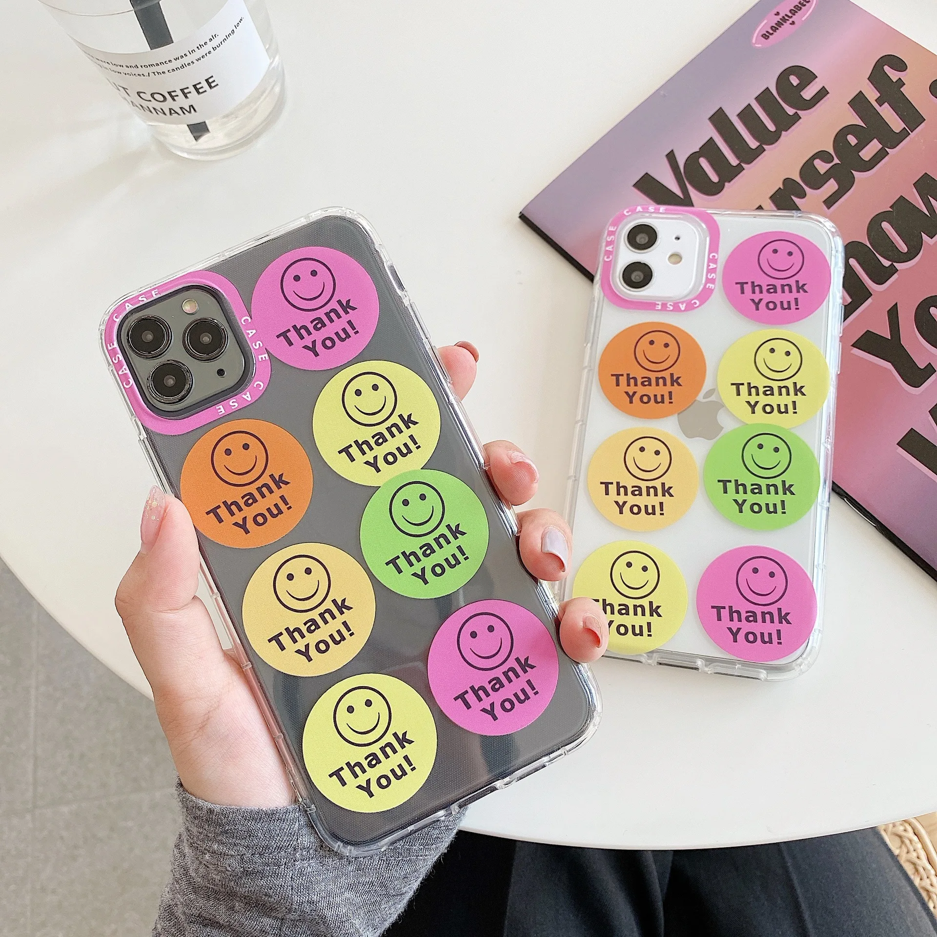 Multicolor Smiley Phone Case For iPhone 11 11Pro Max For iPhone XS Max X XR 8 7 Plus Case Soft Silicone Transparent Back Cover
Multicolor Smiley Phone Case For iPhone 11 11Pro Max For iPhone XS Max X XR 8 7 Plus Case Soft Silicone Transparent Back Cover