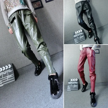 high quality Women's Genuine Leather Harlan Trouser Women Harem Pant Casual Leather Trousers Loose Elastic high waist Autumn
high quality Women's Genuine Leather Harlan Trouser Women Harem Pant Casual Leather Trousers Loose Elastic high waist Autumn