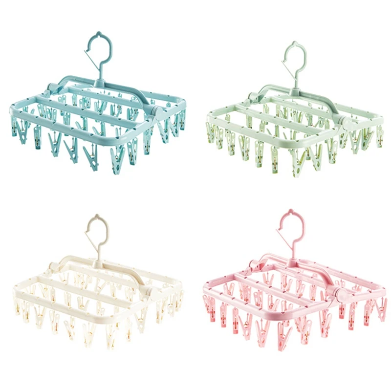 Clothes Drying Rack Storage Hanger Underwear Socks Clip Multi-functional Wardrobe Organizer Rack Clip Storage Hanger 32 Clips
Clothes Drying Rack Storage Hanger Underwear Socks Clip Multi-functional Wardrobe Organizer Rack Clip Storage Hanger 32 Clips