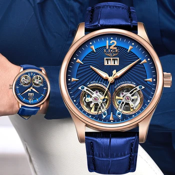 2020 Business Watch Men LIGE New Casual Leather Double Tourbillon Mechanical Clock Mens Watches Automatic Clock Relojes Hombre
2020 Business Watch Men LIGE New Casual Leather Double Tourbillon Mechanical Clock Mens Watches Automatic Clock Relojes Hombre