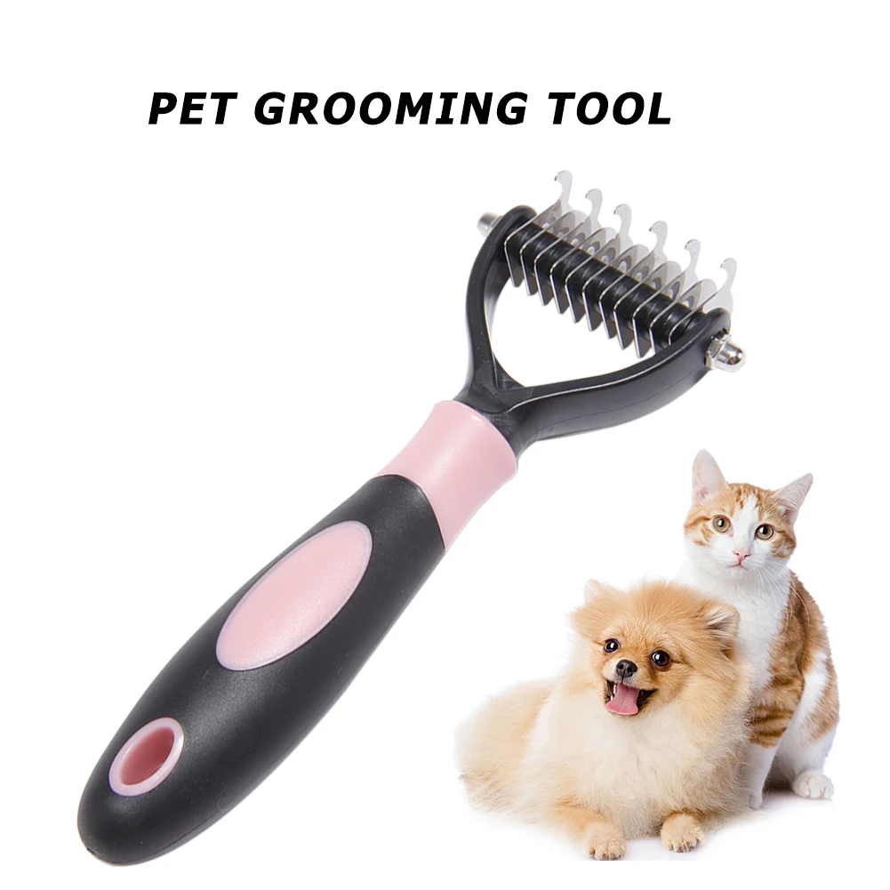 11/13 Blades Pet Fur Knot Cutter Remove Rake Grooming Shedding Brush Comb Rake Cat Dog Brush Grooming Deshedding Trimmer Tool
11/13 Blades Pet Fur Knot Cutter Remove Rake Grooming Shedding Brush Comb Rake Cat Dog Brush Grooming Deshedding Trimmer Tool