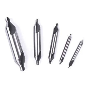 5pcs Center Drills Pilot Bit 60 degrees Silver High speed steel Milling
5pcs Center Drills Pilot Bit 60 degrees Silver High speed steel Milling