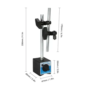 New Magnetic Base Holder Iron Mini Flexible Bracket Tool with Double Adjustable Pole for Leverage Dial Indicator Test Gauge
New Magnetic Base Holder Iron Mini Flexible Bracket Tool with Double Adjustable Pole for Leverage Dial Indicator Test Gauge