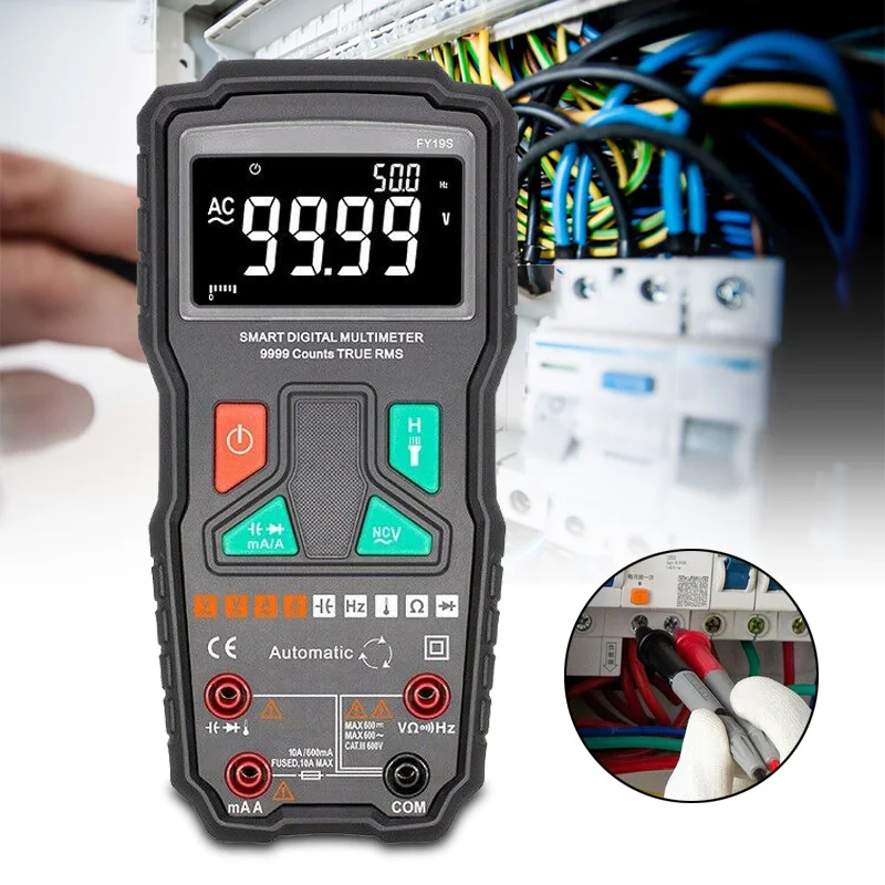 High Speed Intelligent Digital Multimeter Count Test Tool 9999 Counts Multi Meter Y19S PUO88
High Speed Intelligent Digital Multimeter Count Test Tool 9999 Counts Multi Meter Y19S PUO88
