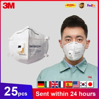 3M 9502V 9502V+ Mask Head-mounted Masks Disposable Face Mouth Mask With Cool Flow Valve Breathable Mask 3M Mascarillas
3M 9502V 9502V+ Mask Head-mounted Masks Disposable Face Mouth Mask With Cool Flow Valve Breathable Mask 3M Mascarillas