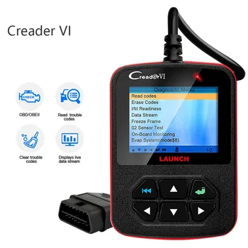 Creader VI Code Reader Code Scanner OBDII Port With Full Color LCD Screen Diagnostic Tool
Creader VI Code Reader Code Scanner OBDII Port With Full Color LCD Screen Diagnostic Tool