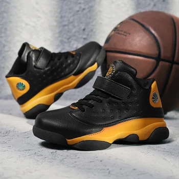 Children Shoes for Boys Basketball Boots Anti-Slippery Boy Kids Sport Trainers Black Yellow Basketball Training Shoes Boy 
Children Shoes for Boys Basketball Boots Anti-Slippery Boy Kids Sport Trainers Black Yellow Basketball Training Shoes Boy