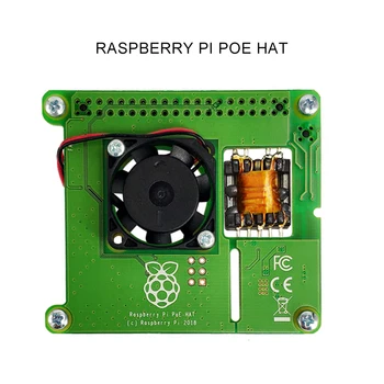 Raspberry Pi 4B/3B+ Ethernet PoE Power Supply Module POE HAT Expansion Board with Fan Cooling
Raspberry Pi 4B/3B+ Ethernet PoE Power Supply Module POE HAT Expansion Board with Fan Cooling