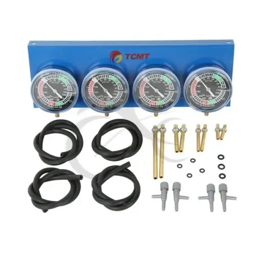 Motorcycle Universal Gauge 4-Carb Carburetor Synchronizer Set kit Vacuum Hoses Extensions 4 GL 1100 1200 1500 CB for Honda
Motorcycle Universal Gauge 4-Carb Carburetor Synchronizer Set kit Vacuum Hoses Extensions 4 GL 1100 1200 1500 CB for Honda