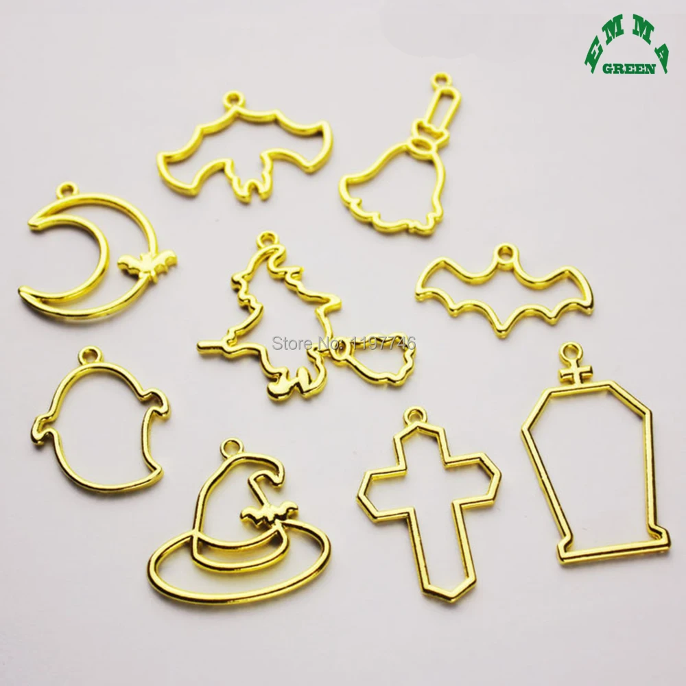 Gold Charm Hollow Mold Halloween Magic Hat Metal Pendants Charms Accessories for Jewelry Making Handmade Finding 20pcs 30mm
Gold Charm Hollow Mold Halloween Magic Hat Metal Pendants Charms Accessories for Jewelry Making Handmade Finding 20pcs 30mm