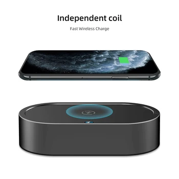 Phone Wireless Fast Charger UV Sterilizer Disinfection Box Portable 2 In 1 for IOS Android Mobile Phone Watch
Phone Wireless Fast Charger UV Sterilizer Disinfection Box Portable 2 In 1 for IOS Android Mobile Phone Watch