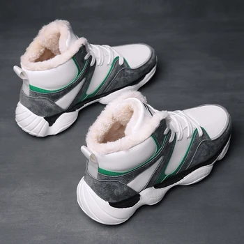 Men Boots Men Winter Super Warm Snow Boots Fur Plush High Top Ankle Boots Waterproof Sneakers men Work safety Shoes krasovki
Men Boots Men Winter Super Warm Snow Boots Fur Plush High Top Ankle Boots Waterproof Sneakers men Work safety Shoes krasovki