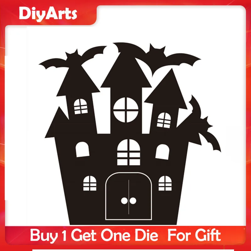 DiyArts Halloween Dies House Metal Cutting Dies for Card Making Scrapbooking Embossing Cuts Stencil Craft New Dies for 2019
DiyArts Halloween Dies House Metal Cutting Dies for Card Making Scrapbooking Embossing Cuts Stencil Craft New Dies for 2019