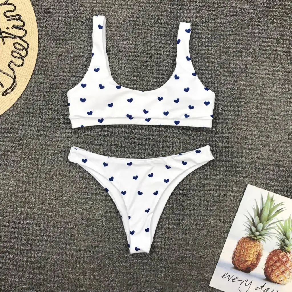 Swimwear Women Split Swimsuit Love Print Cute Sweet Bikini Maillot De Bain Femme Women's Swimsuits Bathing Suit Women Bikinis
Swimwear Women Split Swimsuit Love Print Cute Sweet Bikini Maillot De Bain Femme Women's Swimsuits Bathing Suit Women Bikinis