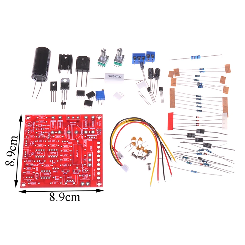 1pc Red 0-30V 2mA-3A Continuously Adjustable DC Regulated Power Supply DIY Kit PCB
1pc Red 0-30V 2mA-3A Continuously Adjustable DC Regulated Power Supply DIY Kit PCB