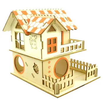 2020 New Hamster Hideout Wooden Hut Small Animals Double Layer Villa Rat Room House Cage
2020 New Hamster Hideout Wooden Hut Small Animals Double Layer Villa Rat Room House Cage
