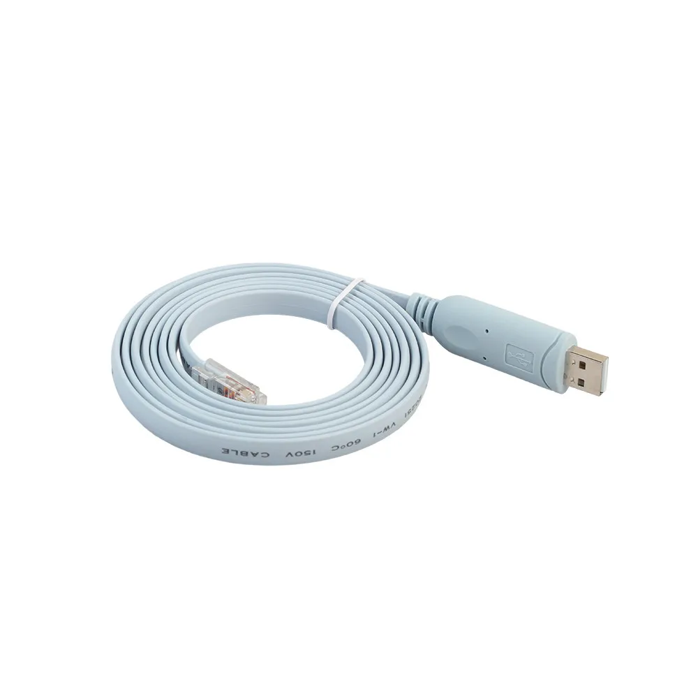 1pc USB to RJ45 RS232 Serial CAT5 Console Adapter Cable Cord for Cisco Routers Dropshipping | Компьютеры и офис