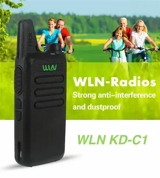 2PCS Mini Walkie Talkie WLN KD-C1 5W Handheld HF Transceiver BAOFENG BF-T1 UHF Kids Radio Comunicator Ham CB Radio Station
2PCS Mini Walkie Talkie WLN KD-C1 5W Handheld HF Transceiver BAOFENG BF-T1 UHF Kids Radio Comunicator Ham CB Radio Station