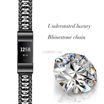 For Fitbit Charge 2 Replacement Metal Stainless Steel Bracelet Adjustable with Rhinestone Watch Band
For Fitbit Charge 2 Replacement Metal Stainless Steel Bracelet Adjustable with Rhinestone Watch Band